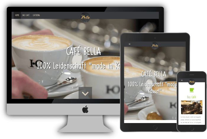Cafe Bella - Joomla Website